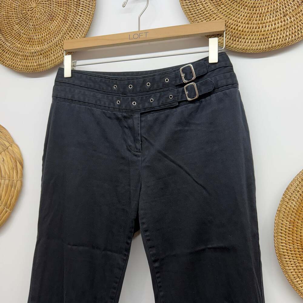 Vintage Y2K 2000s Fashion Bug Black Capris 8